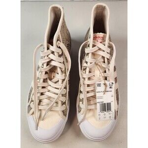 Adidas Nizza Snakeskin Print Leather Platform Mid Shoes Sneakers Women Size 10